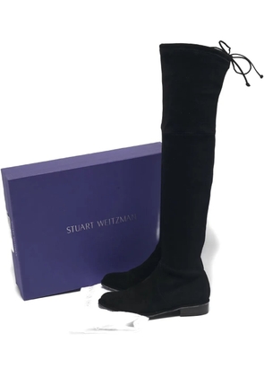 Stuart Weitzman Lowland tie-back boots - Black
