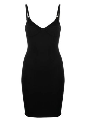 Coperni fitted jersey bustier minidress - Black
