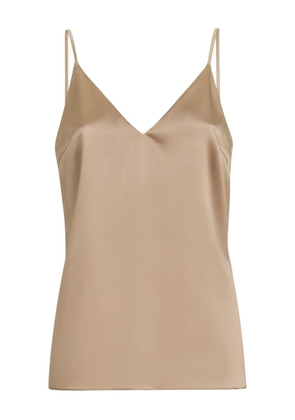 Brunello Cucinelli V-neck top - Neutrals