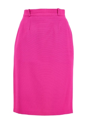 Vintage fuchsia pencil skirt - Pink