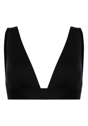 ERES Chrome triangle-cup bikini top - Black