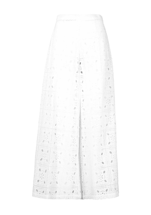 Miguelina Lilly embroidered trousers - White