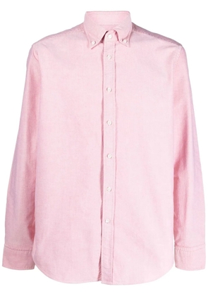 Baracuta buttoned-collar long-sleeve shirt - Red