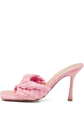 Bottega Veneta Pre-Owned 2024 woven heeled sandals - Pink