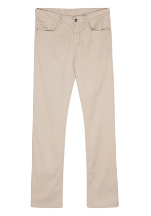 Canali slim-fit chino trousers - Neutrals