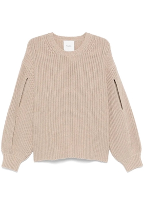 Nanushka cut out-detail sweater - Neutrals