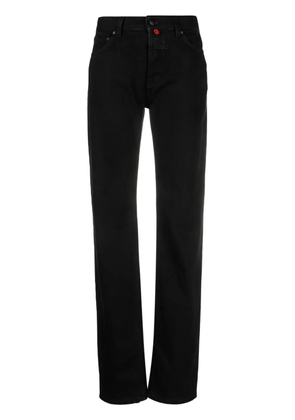 032c mid-rise straight-leg jeans - Black