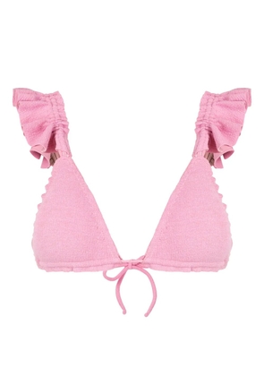 Clube Bossa Laven ruffled bikini top - Pink