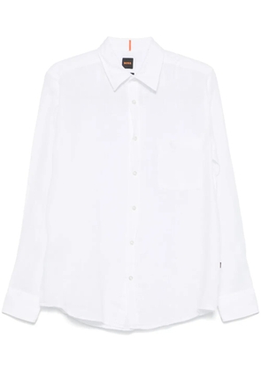 BOSS linen shirt - White