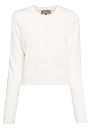 N.Peal round-neck cashmere cardigan - Neutrals