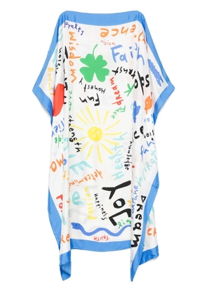 Rianna + Nina printed maxi dress - White