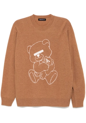 Undercover crew-neck jumper - Brown