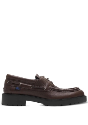 Burberry Raft boat shoes - Brown