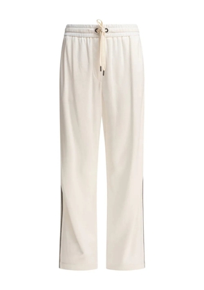 Brunello Cucinelli drawstring track pants - White