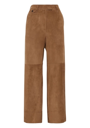 Brunello Cucinelli cropped chino trousers - Brown