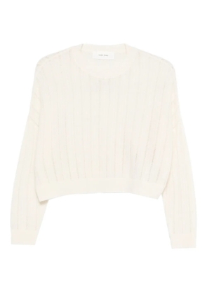 IVORY PARIS crew-neck sweater - Neutrals