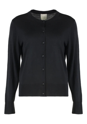 Calvin Klein buttoned virgin-wool cardigan - Black
