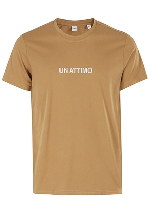 ASPESI logo-print T-shirt - Brown