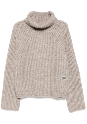 Ground Zero roll-neck jumper - Neutrals