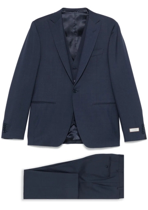 Canali single-breasted suit (three pieces) - Blue
