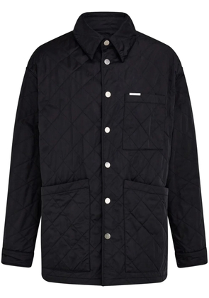 Ferragamo quilted overshirt - Black