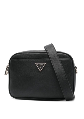 GUESS USA Meridian II logo-plaque cross body bag - Black