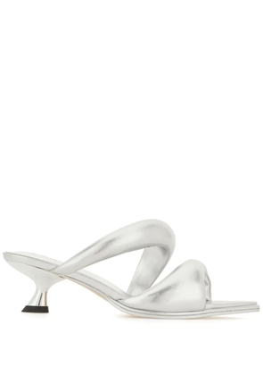JW Pei leather Sara sandals - Silver