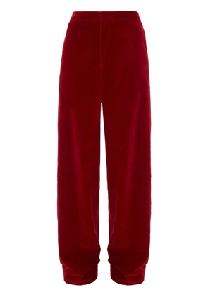 JW Anderson wide-leg mid-rise trousers - Red