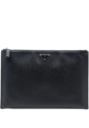 Prada Pre-Owned 2013-2025 Saffiano clutch bag - Black