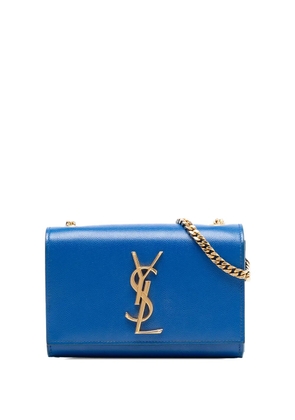 Saint Laurent Pre-Owned 2014 Small Grain De Poudre Monogram Kate crossbody bag - Blue