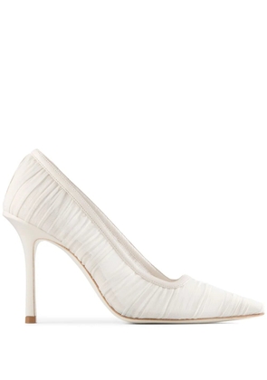 Jimmy Choo 10mm Lotta pumps - White