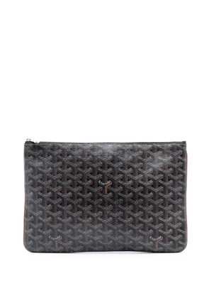 Goyard Pre-Owned 2016 Goyardine Senat MM clutch bag - Black