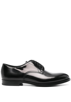 Doucal's leather derby shoes - Black