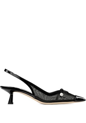 Jimmy Choo 45mm Amita sling-back pumps - Black