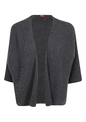 Apuntob open-front cardigan - Grey