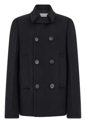 Ferragamo virgin wool-blend peacoat - Black