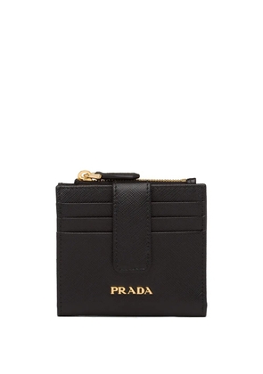 Prada small saffiano wallet - Black
