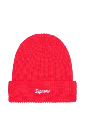Supreme Loose Gauge beanie hat - Red