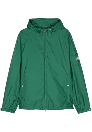 Moncler Etiache logo-patch jacket - Green
