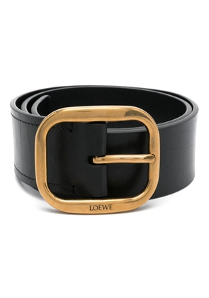 LOEWE logo-engraved belt - Black