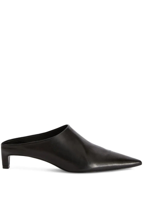 Jil Sander leather mules - Black