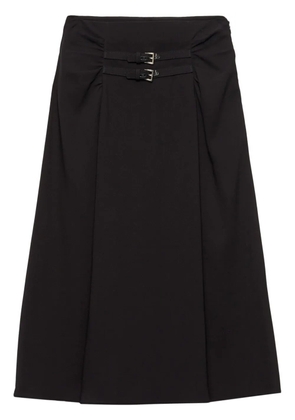 Prada Sablé midi skirt - Black