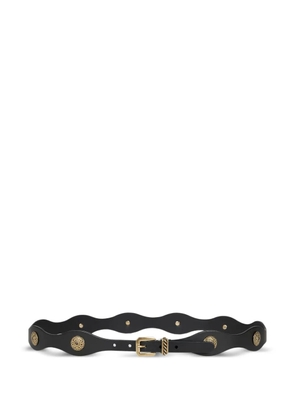 ETRO jewel studs leather belt - Black