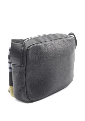 Loewe Pre-Owned 2000s XS Military striped messenger bag - Black