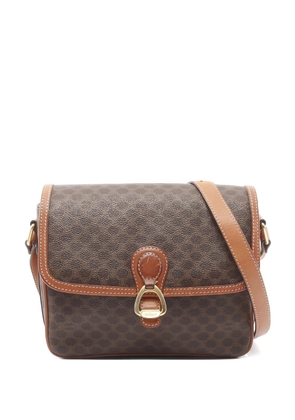 Celine Pre-Owned 2000s Macadam cross body bag - Brown