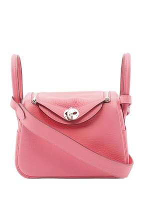 Hermès Pre-Owned 2024 mini Lindy leather tote bag - Pink