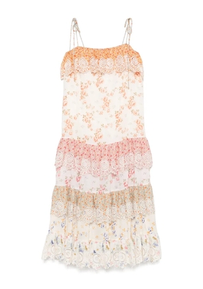 ZIMMERMANN floral-print midi dress - White