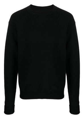 Jil Sander zip-fastening wool jumper - Black