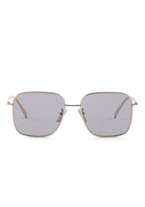 Prada Eyewear metal square-frame sunglasses - Gold