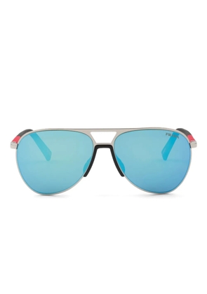 Prada Eyewear Linea Rossa metal-frame sunglasses - Silver